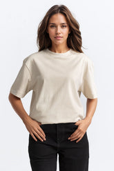 Beige Basic Top WM-KTP-SS24-059